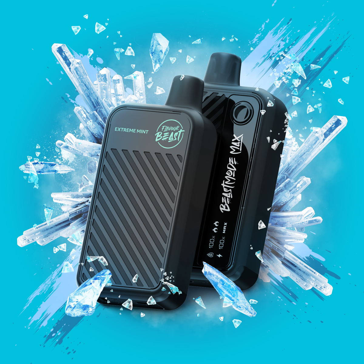 Extreme Mint Iced Vape - Flavour Beast Beast Mode Max 18K Disposable