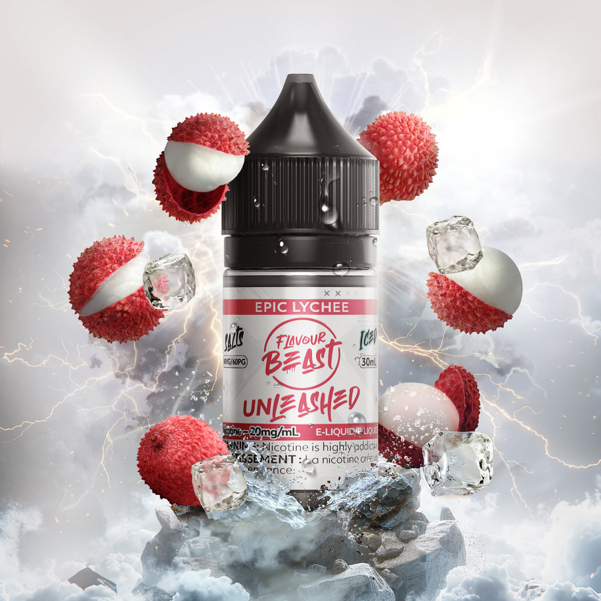 Flavour Beast Unleashed E-Liquid - Epic Lychee