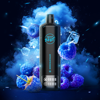 Bomb Blue Razz Low Ice Vape - Beast Bar 15K Disposable
