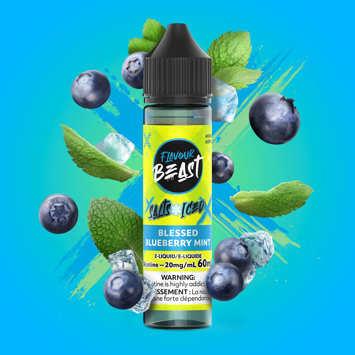 Blessed Blueberry Mint Iced  E-Liquid - Flavour Beast