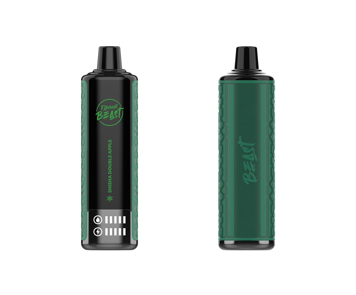 Shisha Double Apple Low Ice Vape - Beast Bar 15K Disposable