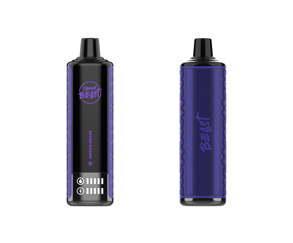 Shisha Grape Low Ice Vape - Beast Bar 15K Disposable