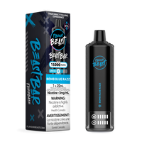 Bomb Blue Razz Low Ice Vape - Beast Bar 15K Disposable