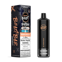 Primo Peach Low Ice Vape - Beast Bar 15K Disposable
