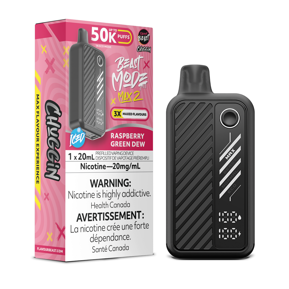 Buy Beast Mode Max 2 - Raspberry Green Dew Online