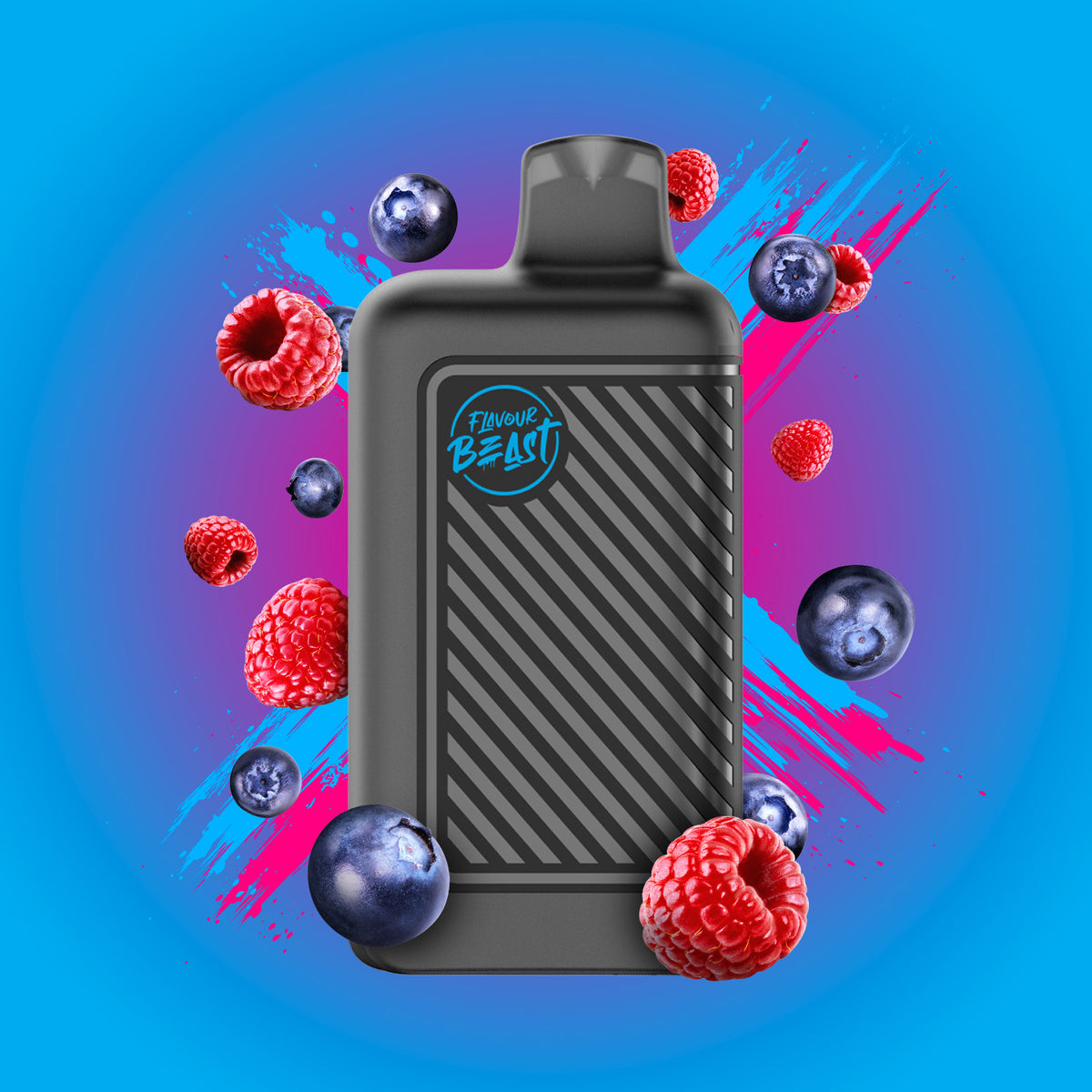 Bomb Blue Razz Vape - Flavour Beast Beast Mode 8K Disposable
