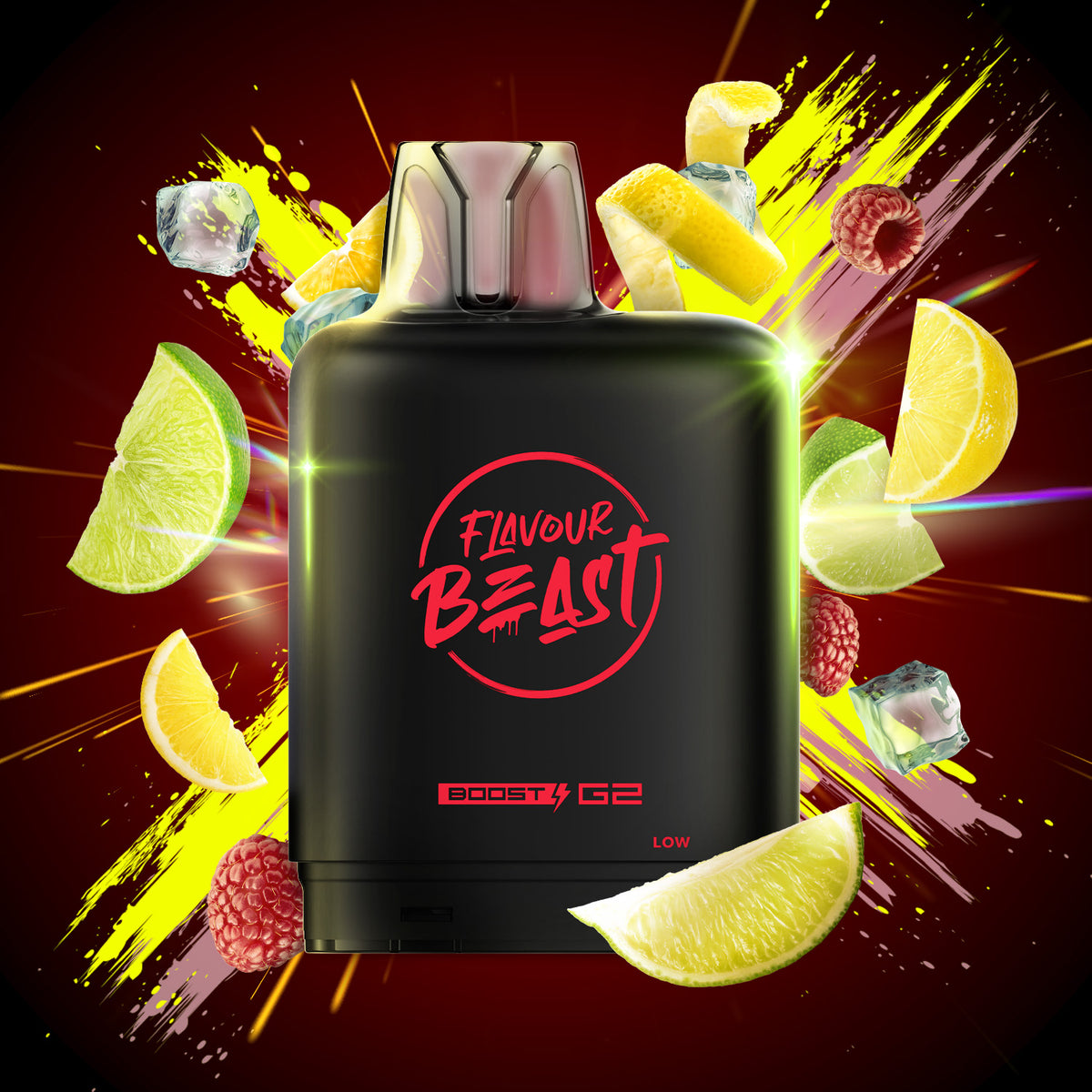 Mtn Citrus Raspberry (Iced) - Level X Boost G2 Pod