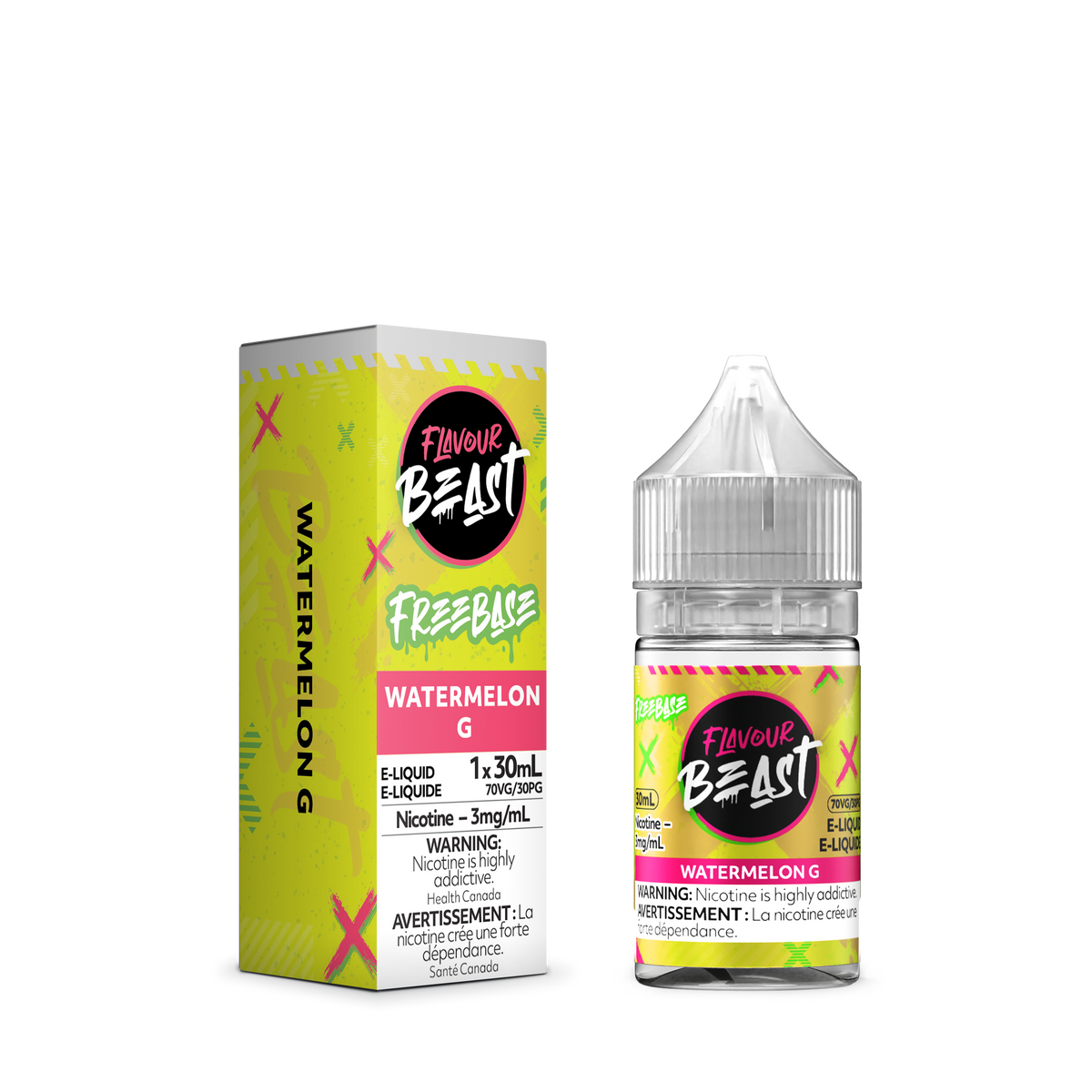 Watermelon G E-Liquid - 30mL Freebase E-Liquid Canada