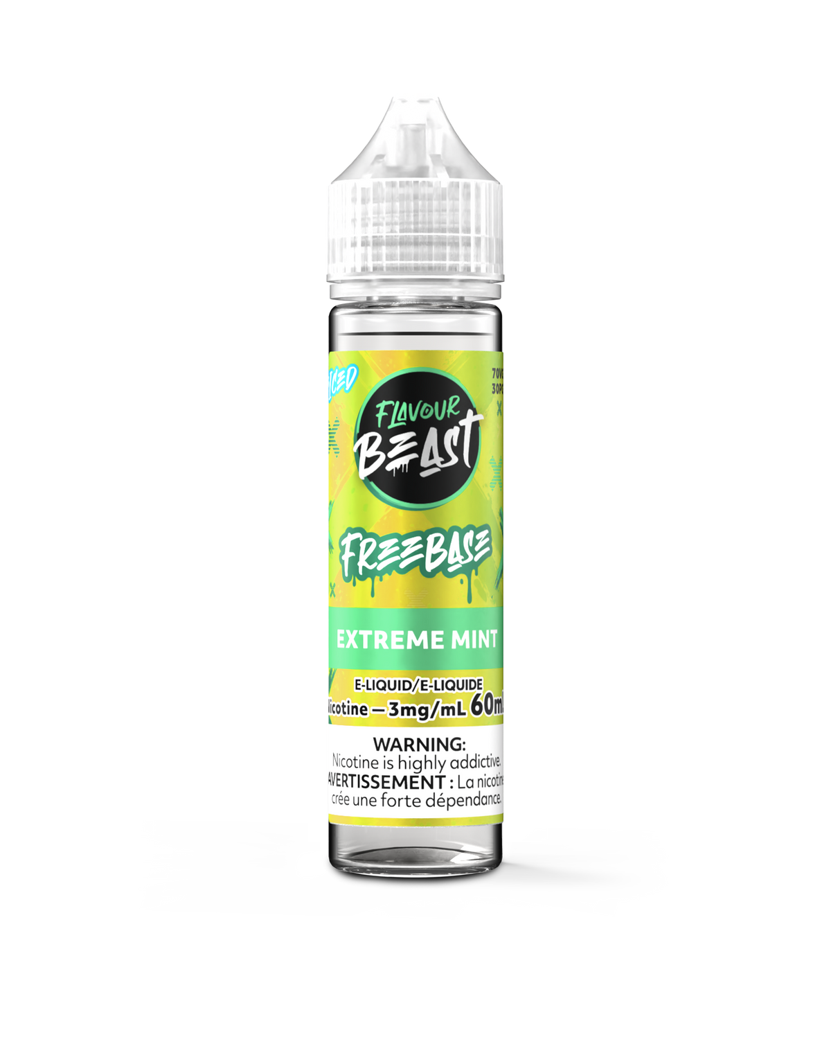 Extreme Mint Iced E-Liquid - 30mL Freebase E-Liquid Canada