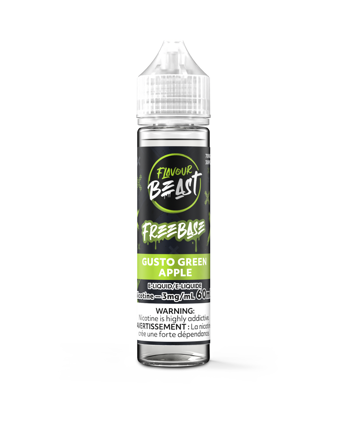 Gusto Green Apple E-Liquid- 30mL Freebase E-Liquid Canada