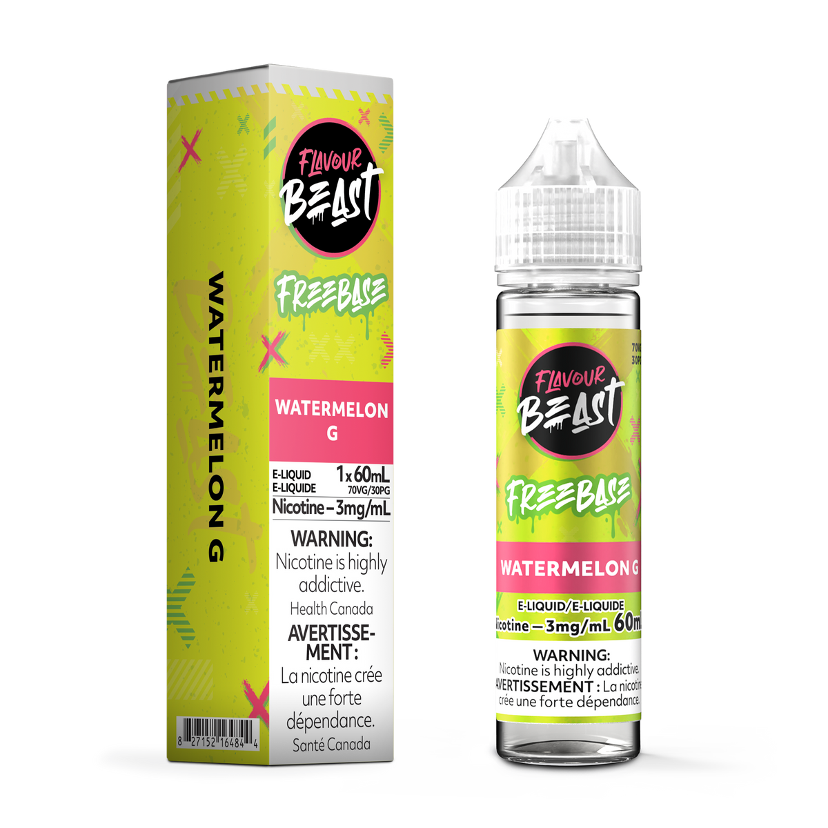 Watermelon G E-Liquid - 30mL Freebase E-Liquid Canada