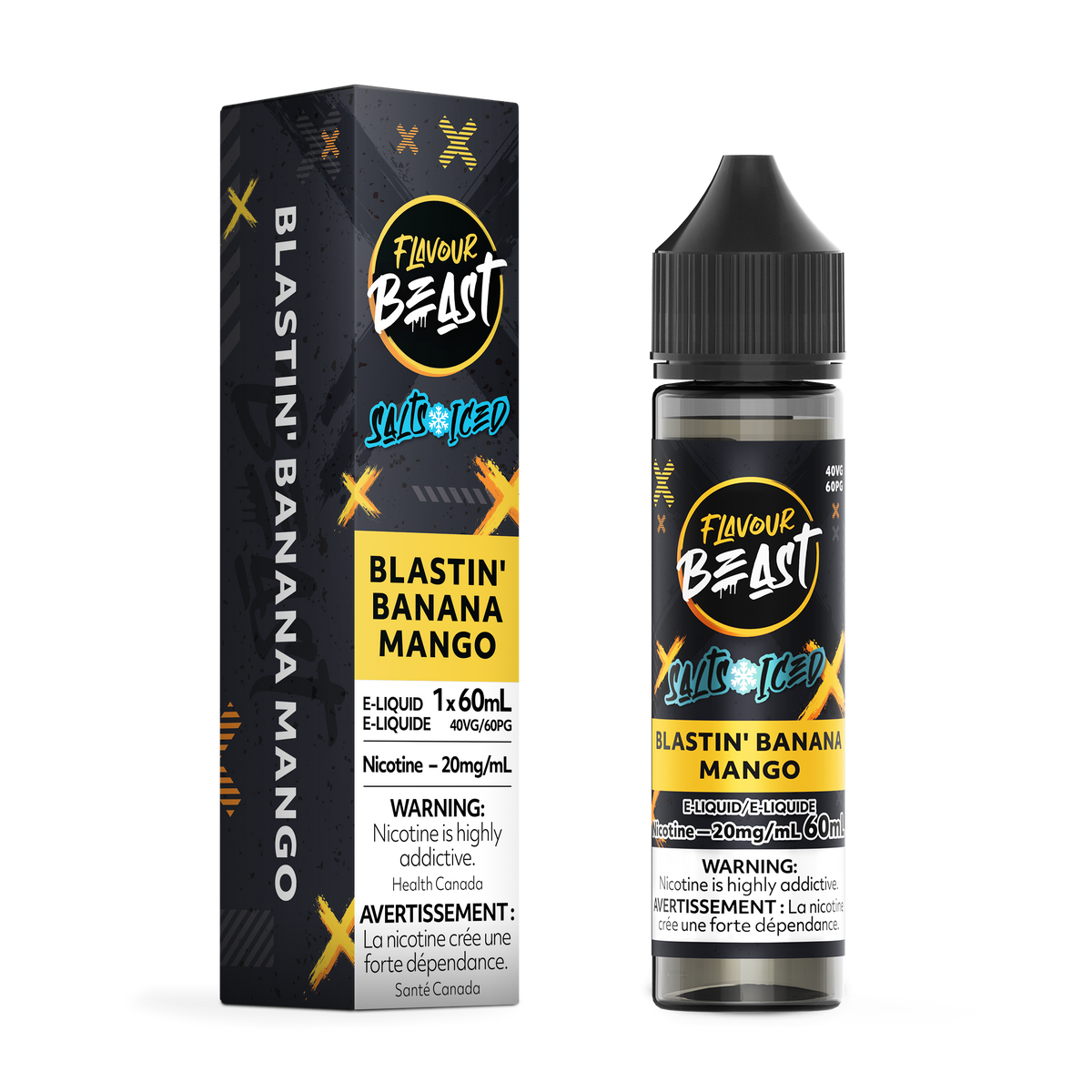 Blastin' Banana Mango Iced E-Liquid - Flavour Beast