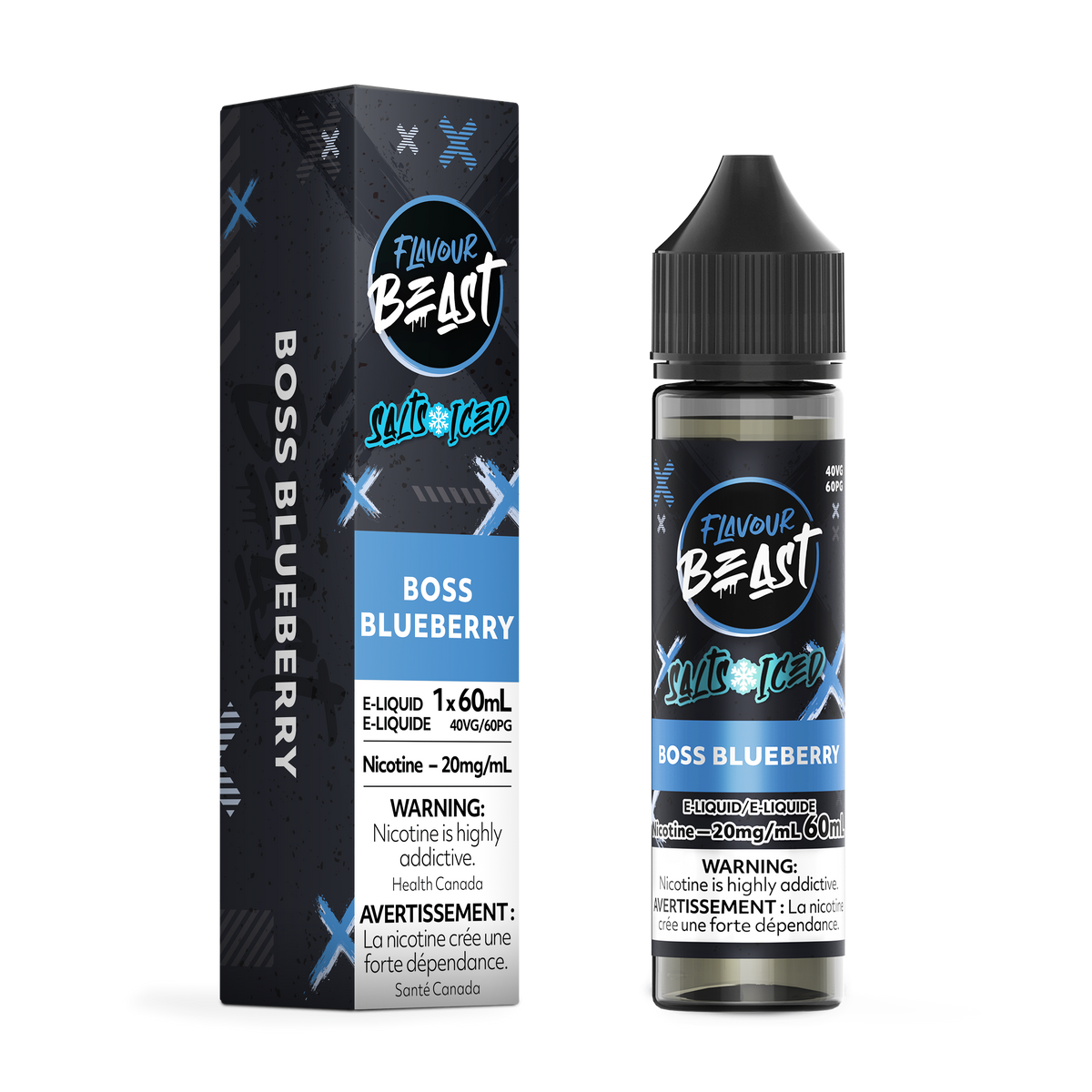 Boss Blueberry Iced Vape - Flavour Beast E-Liquid