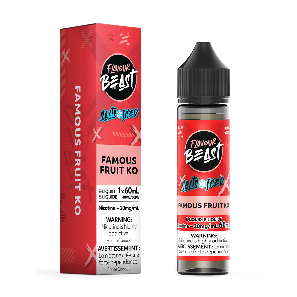 Famous Fruit KO Iced Vape - Flavour Beast E-Liquid