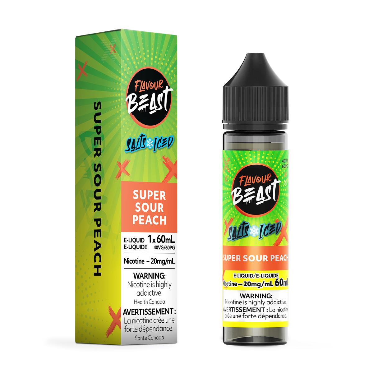 Super Sour Peach Vape - Flavour Beast E-Liquid