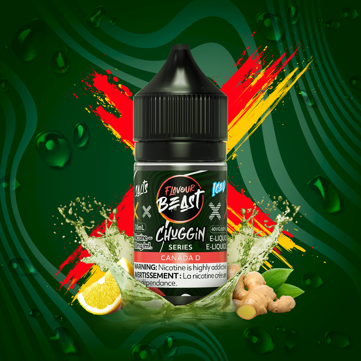 Canada D 30mL E-liquid  -  Flavour Beast Chuggin'
