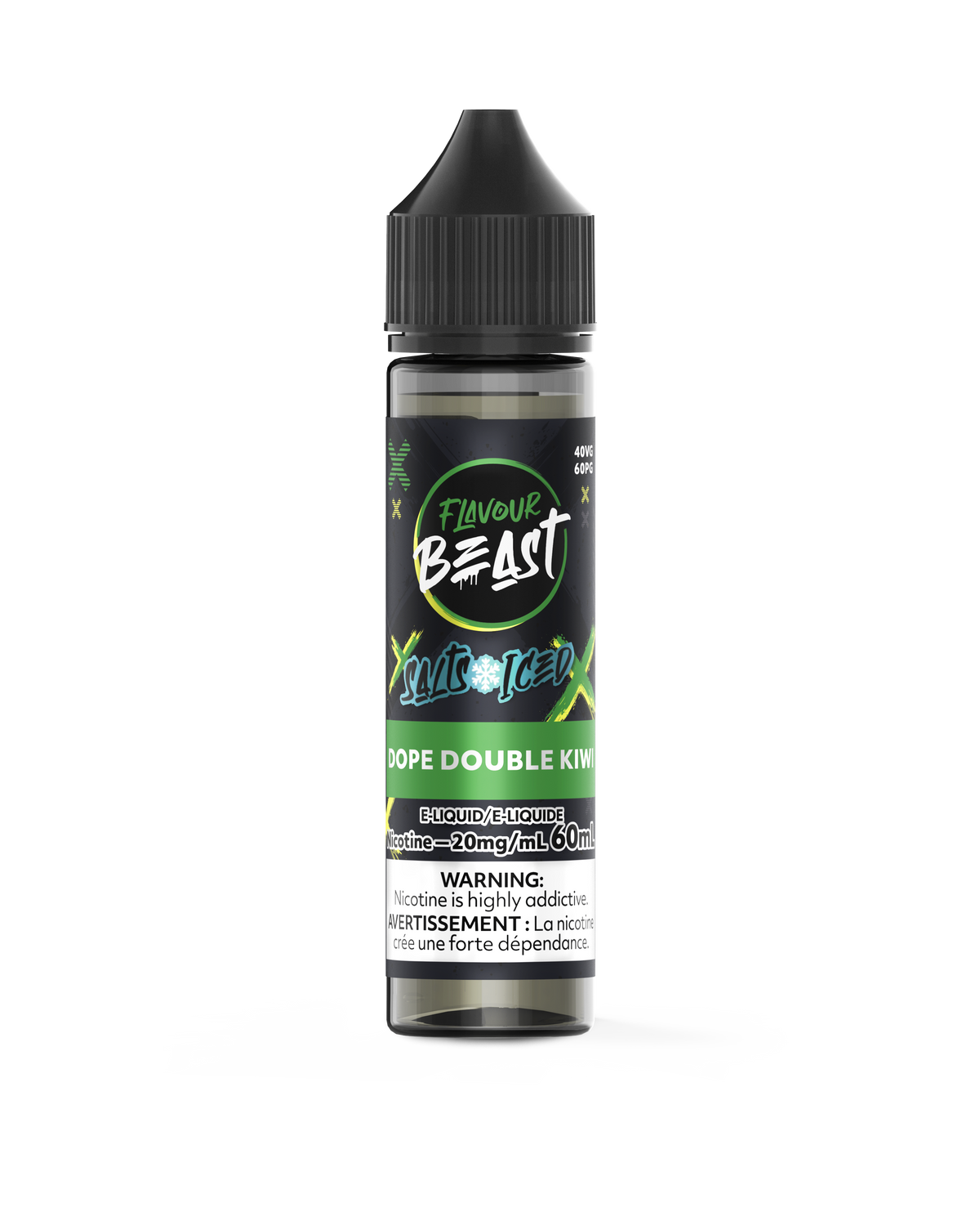 Dope Double Kiwi Iced Vape - Flavour Beast E-Liquid