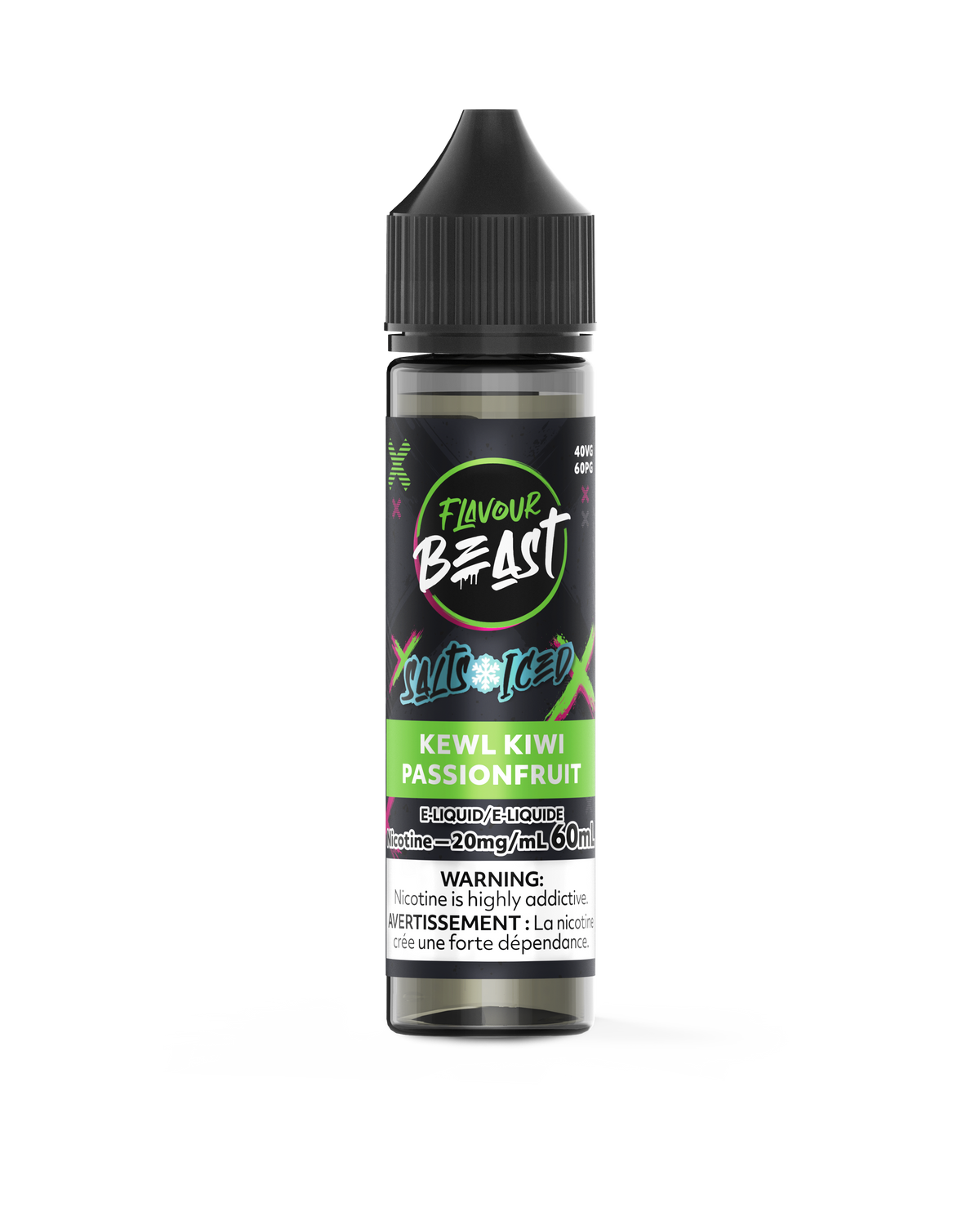 Kewl Kiwi Passionfruit Iced Vape - Flavour Beast E-Liquid
