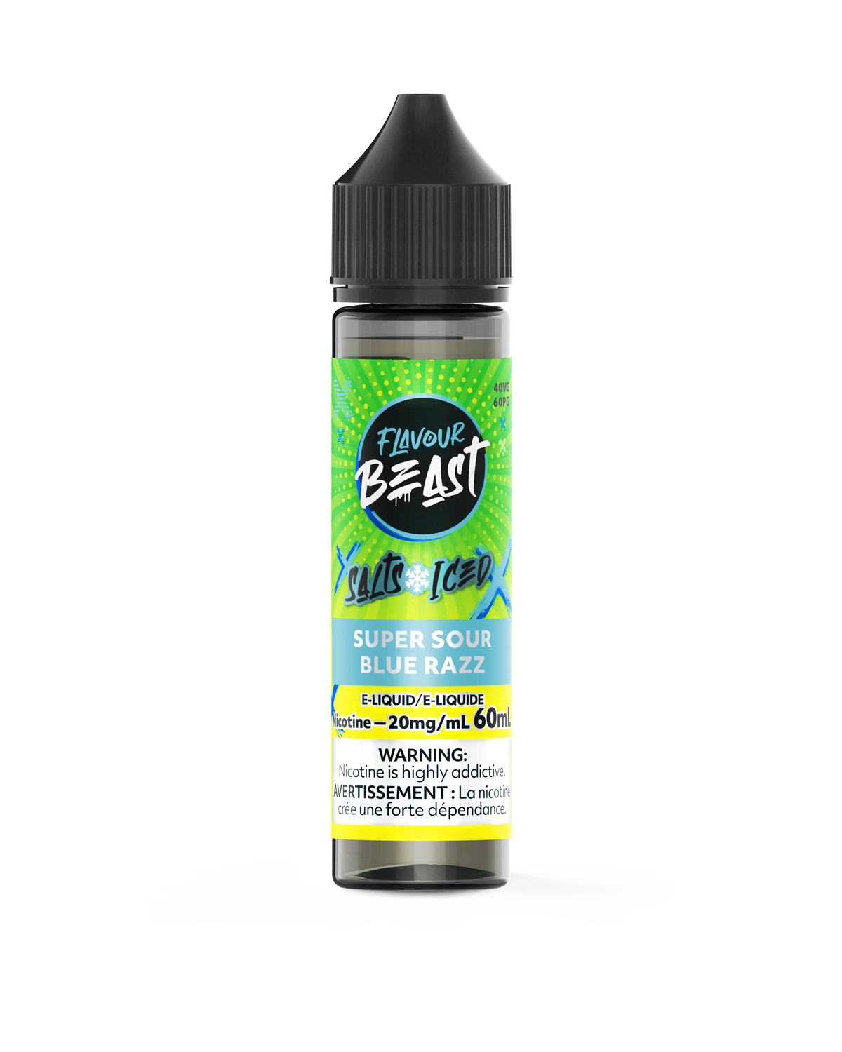 Super Sour Blue Razz Vape - Flavour Beast E-Liquid
