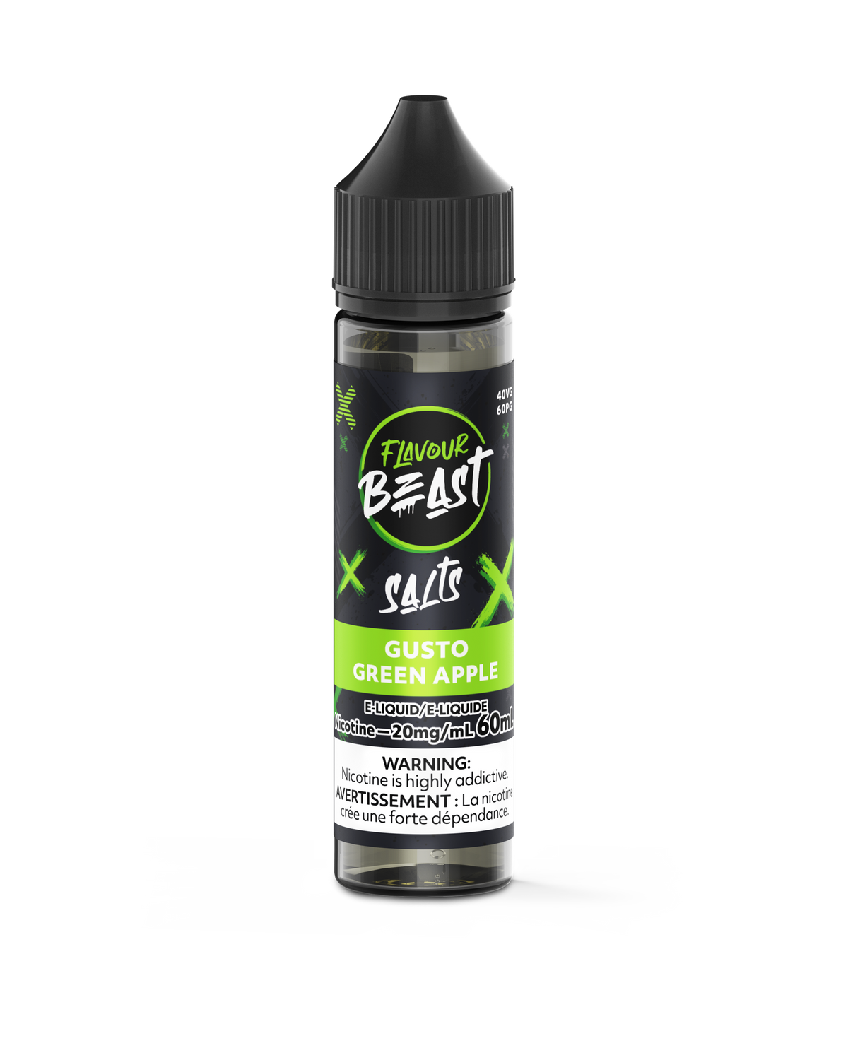 Gusto Green Apple Vape - Flavour Beast E-Liquid