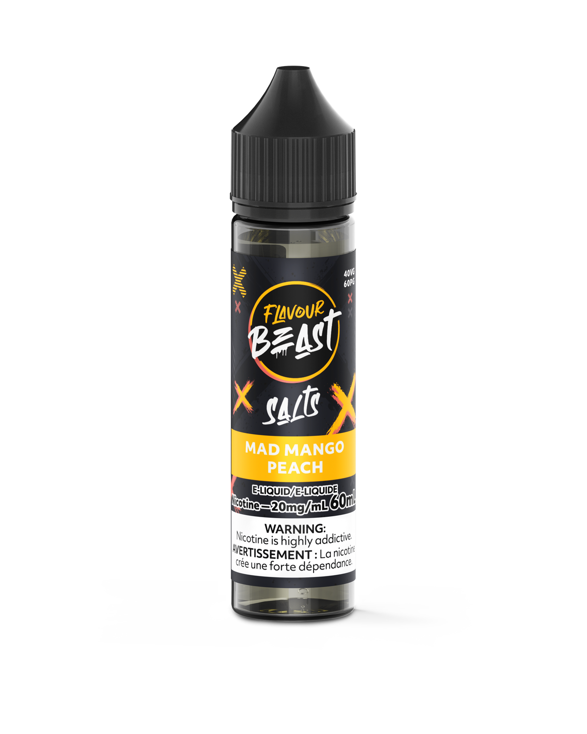 Mad Mango Peach Vape - Flavour Beast E-Liquid