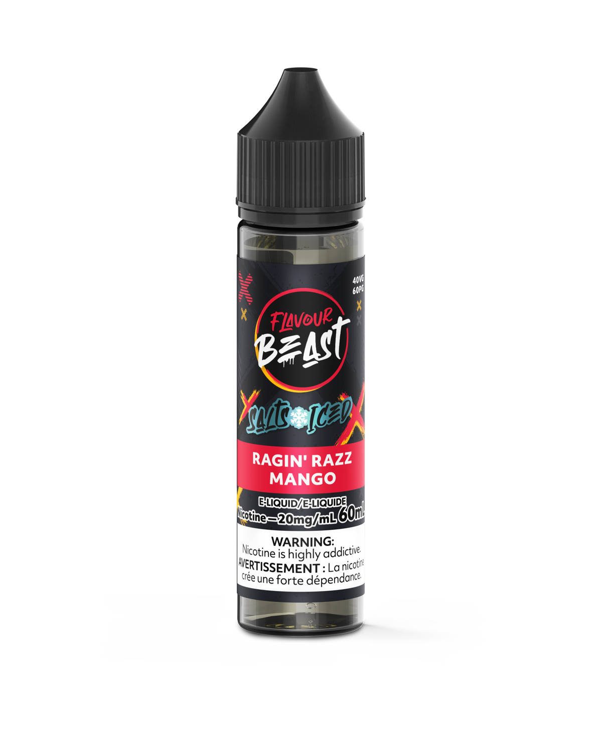 Ragin' Razz Mango Iced Vape - Flavour Beast E-Liquid