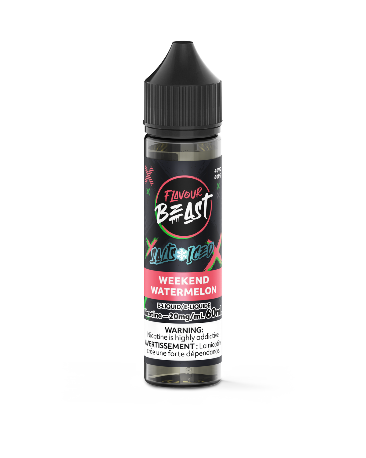 Weekend Watermelon Iced Vape - Flavour Beast E-Liquid