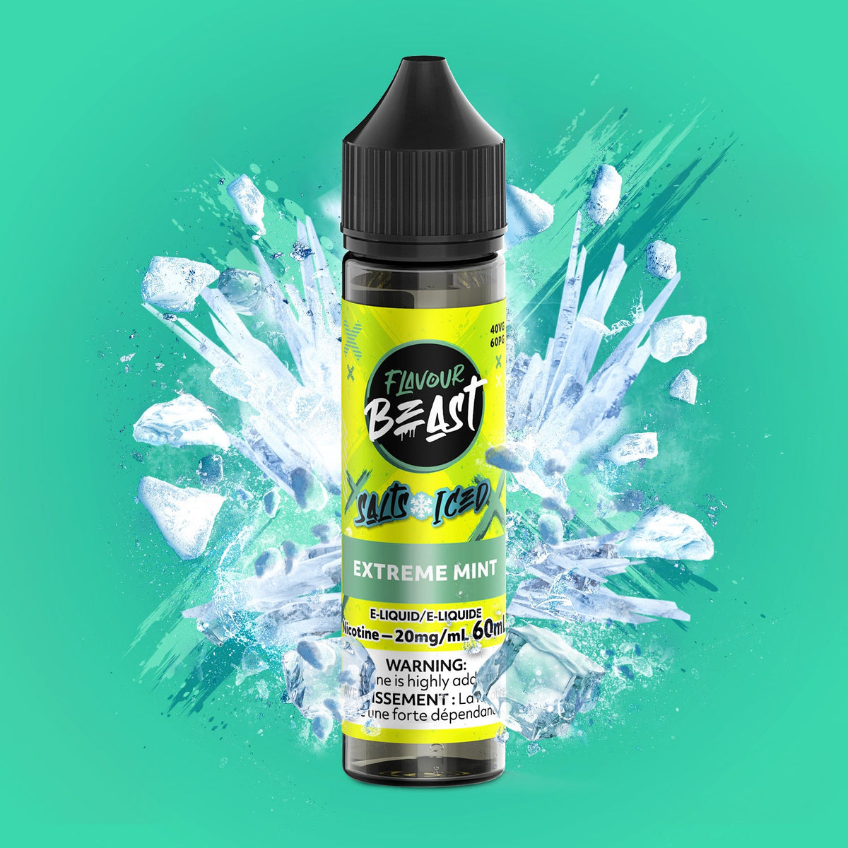 Extreme Mint Iced - Flavour Beast E-Liquid - 20mg/mL (60mL)