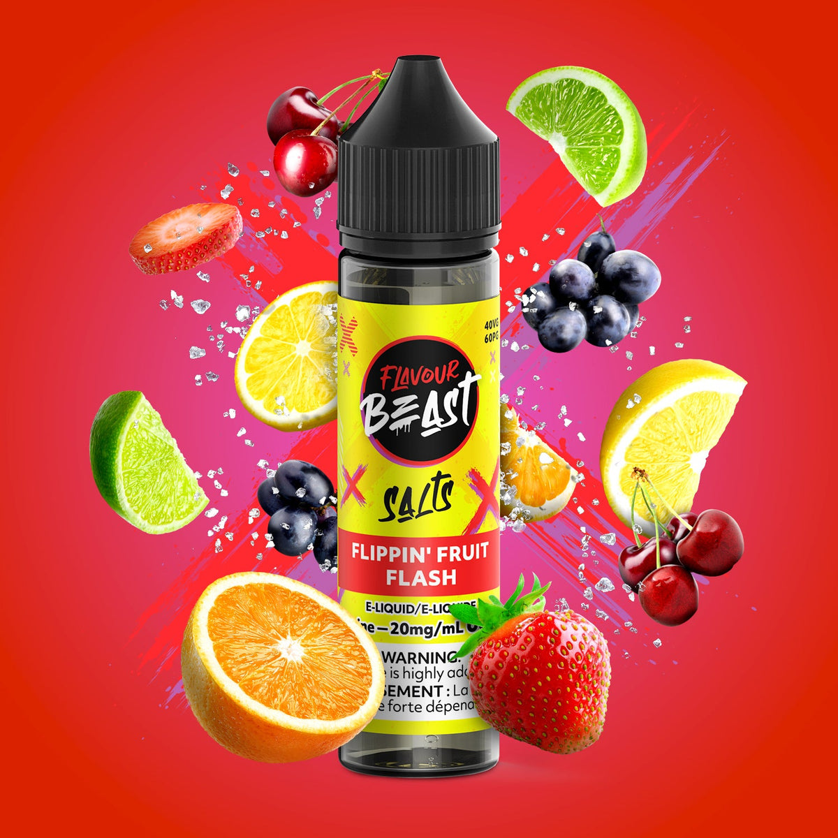 Flippin' Fruit Flash - Flavour Beast E-Liquid - 20mg/mL (60mL)