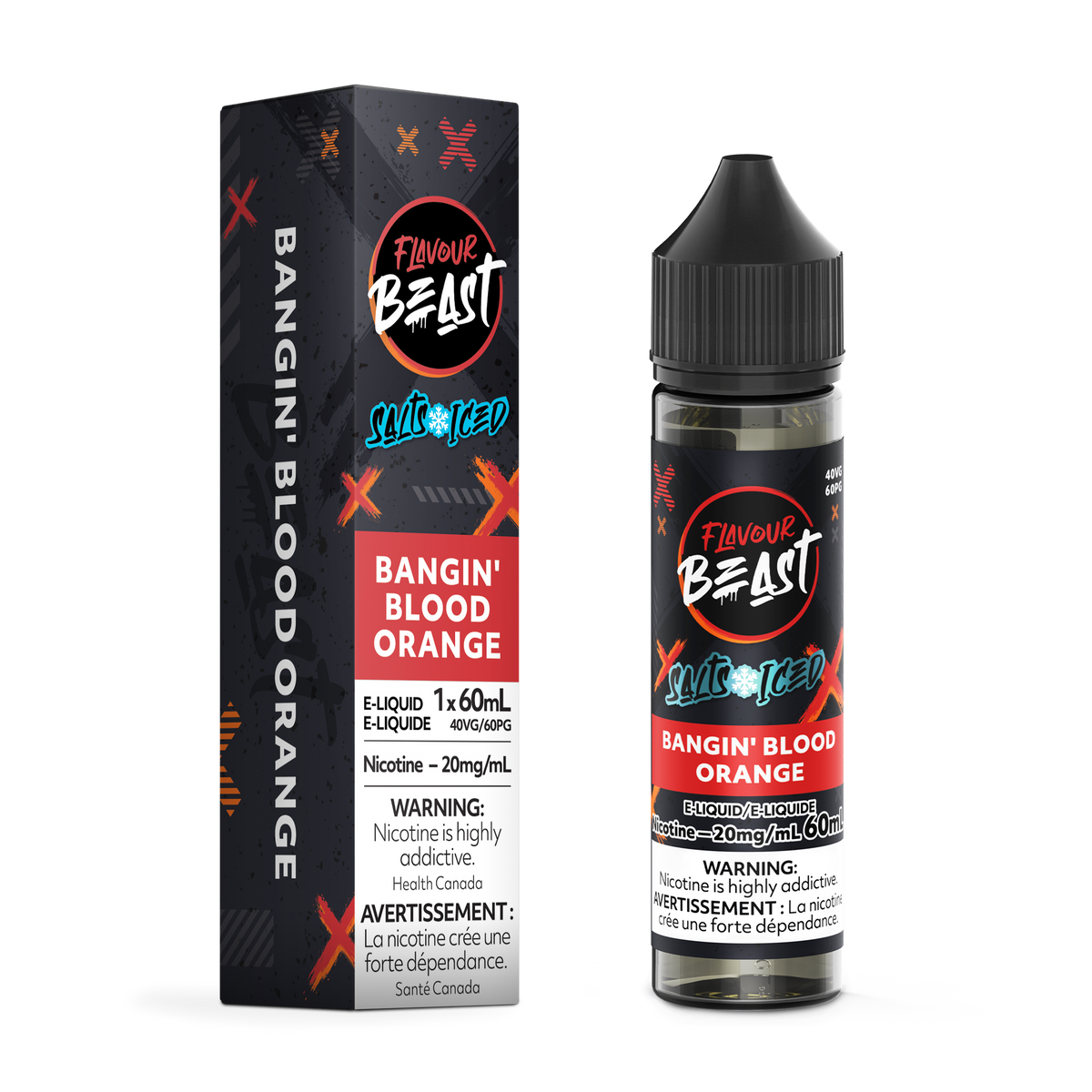 Bangin' Blood Orange Iced E-Liquid 30mL - Refreshing Citrus Vape