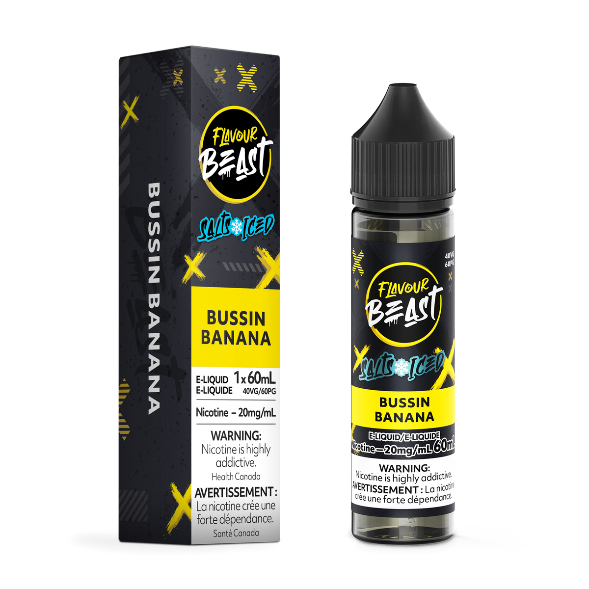 Bussin' Banana Iced Vape - Flavour Beast E-Liquid