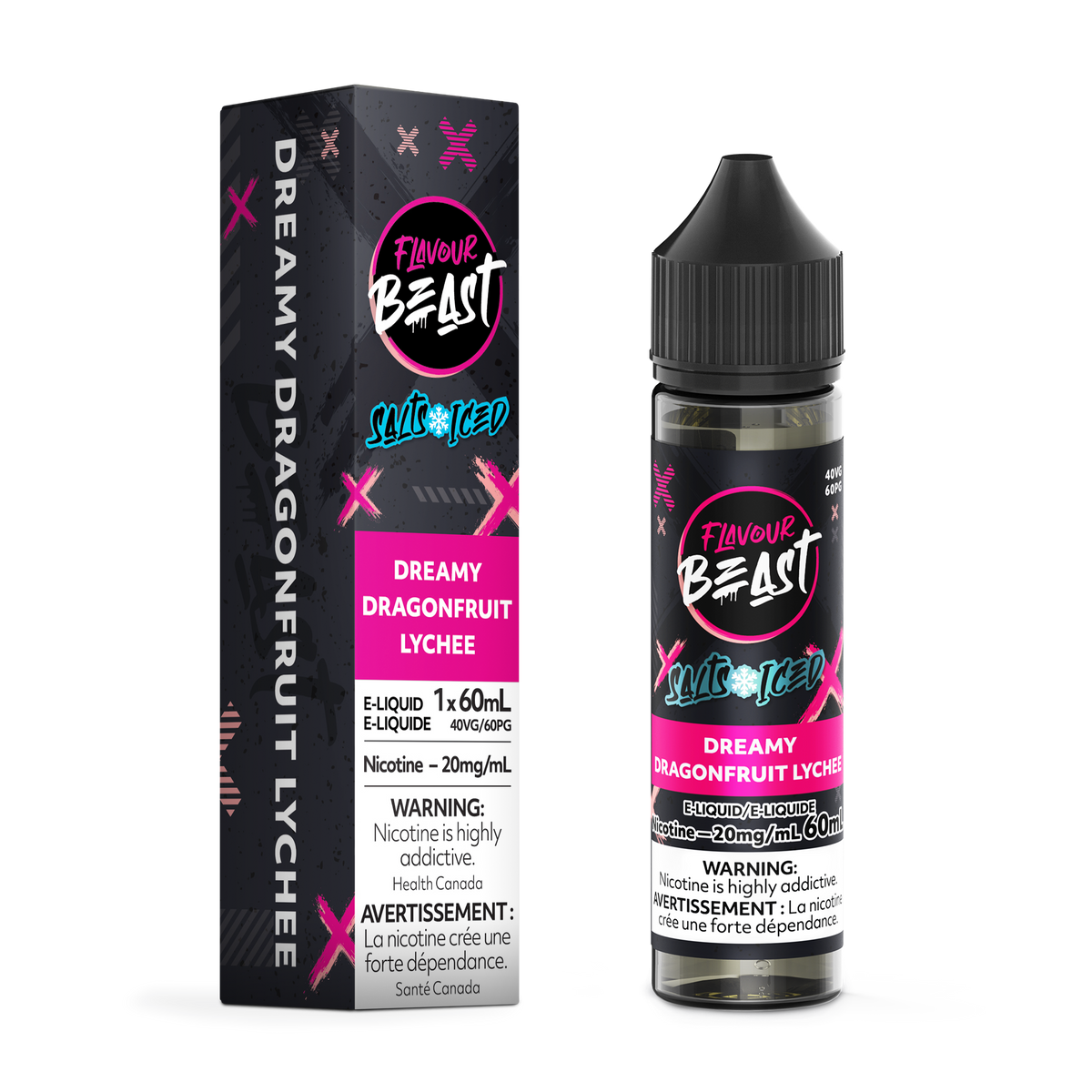 Dreamy Dragonfruit Lychee Iced Vape - Flavour Beast E-Liquid
