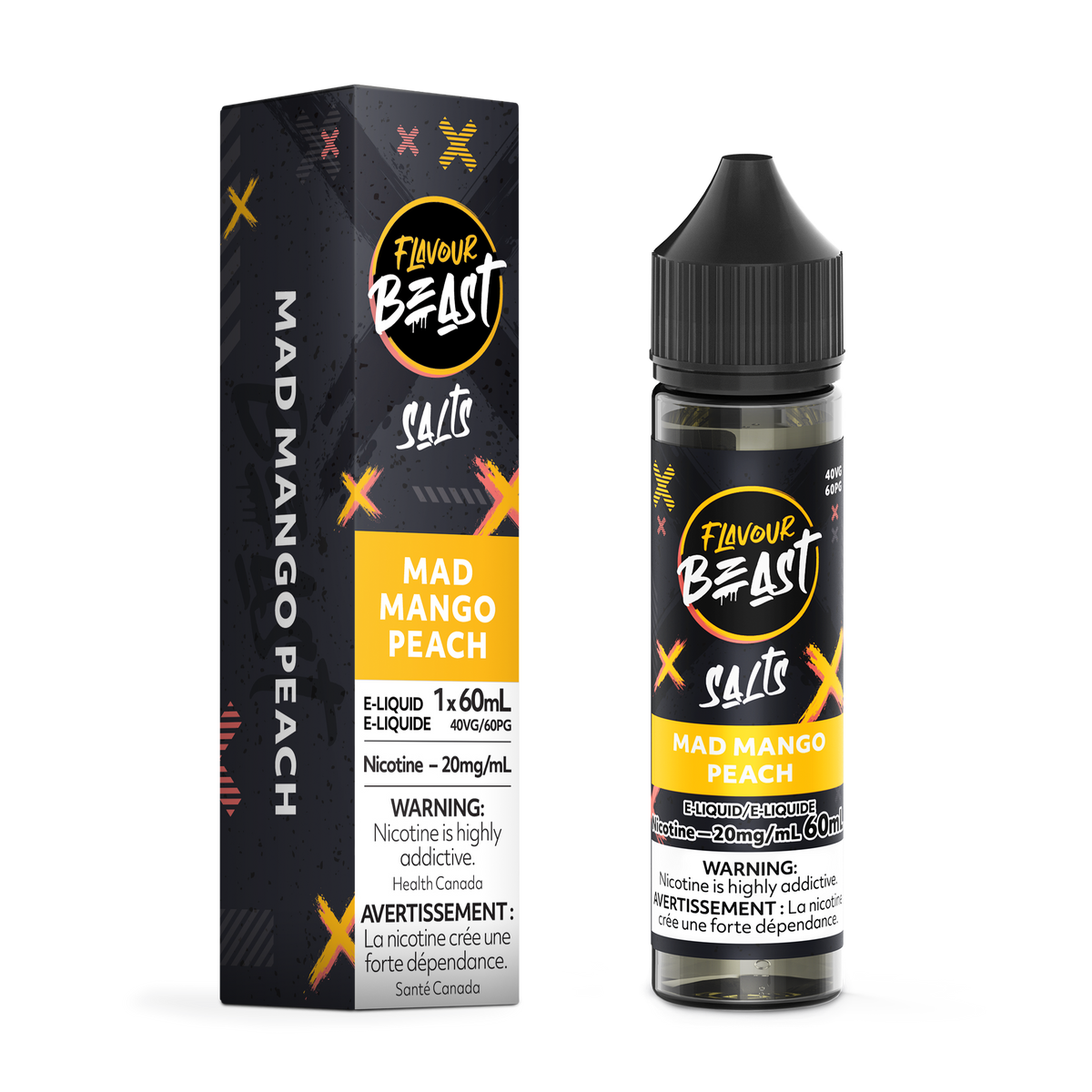 Mad Mango Peach Vape - Flavour Beast E-Liquid