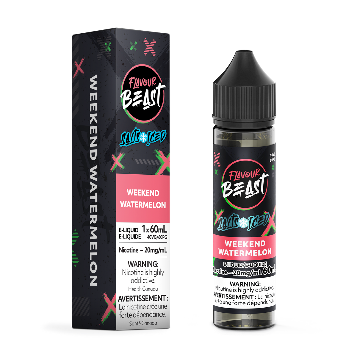 Weekend Watermelon Iced Vape - Flavour Beast E-Liquid