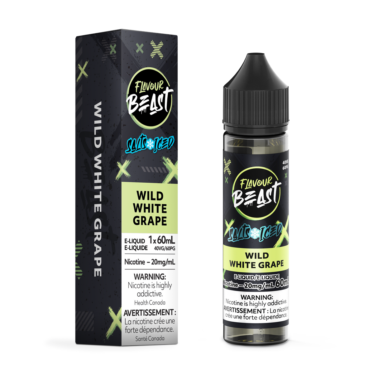 Wild White Grape Iced Vape - Flavour Beast E-Liquid