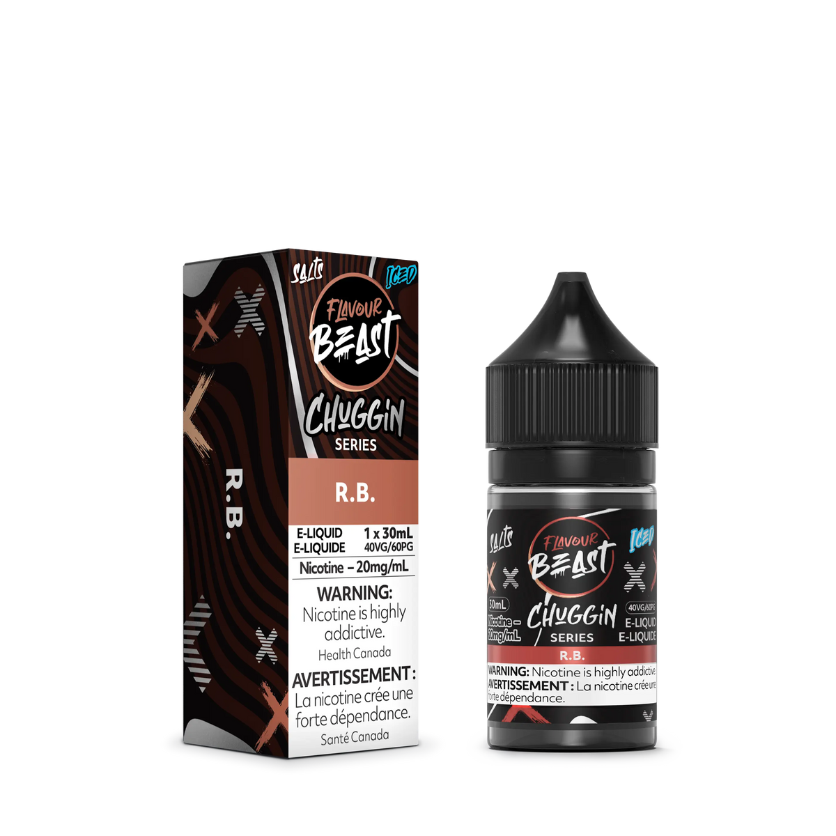 R.B. (Iced) 30mL E-liquid - Flavour Beast Chuggin'