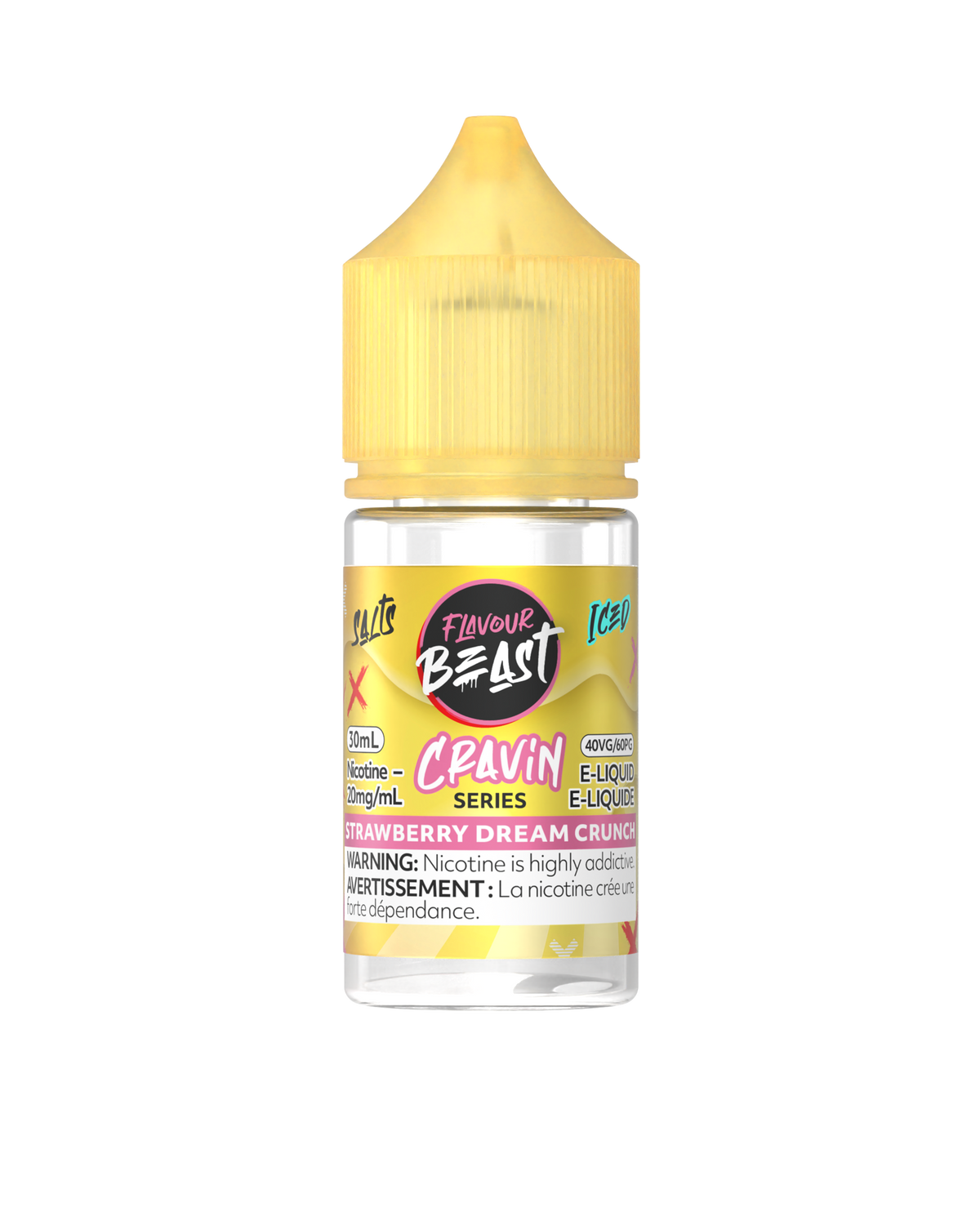 Cravin Strawberry Dream Crunch 30mL  E-Liquid - Flavour Beast
