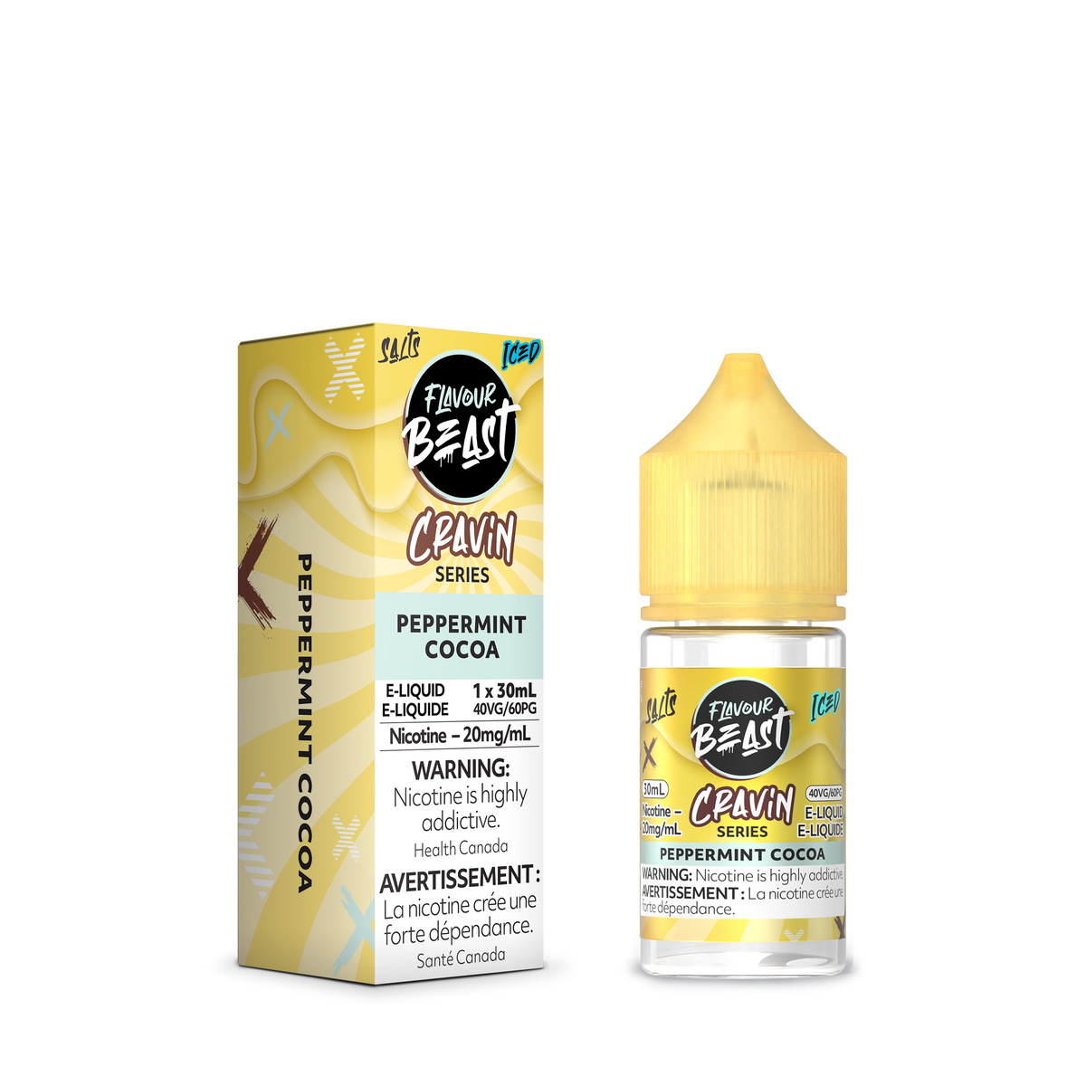 Cravin Peppermint Cocoa Iced 30mL  E-Liquid - Flavour Beast