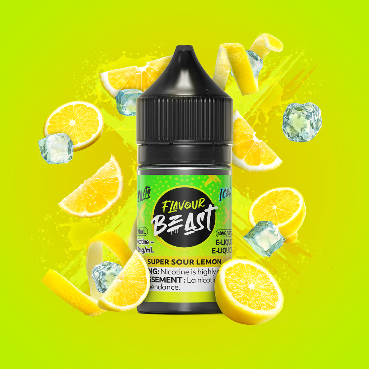 Super Sour Lemon Vape - Flavour Beast E-Liquid