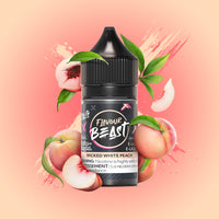 Wicked White Peach Vape - Flavour Beast E-Liquid - 20mg/mL (30mL)