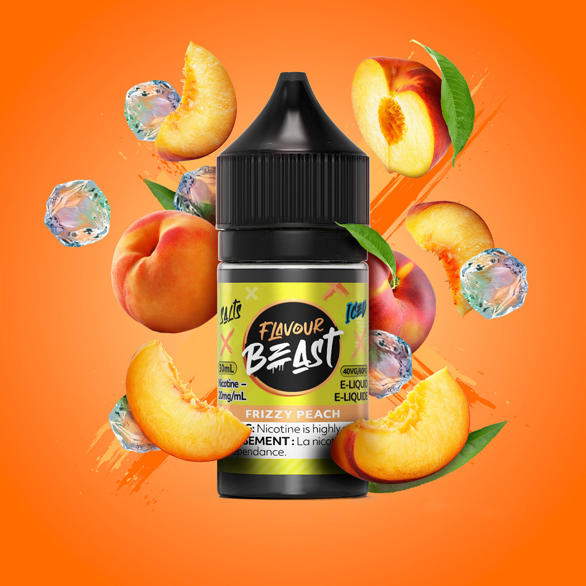 Flavour Beast E-Liquid - Frizzy Peach Iced (MB)