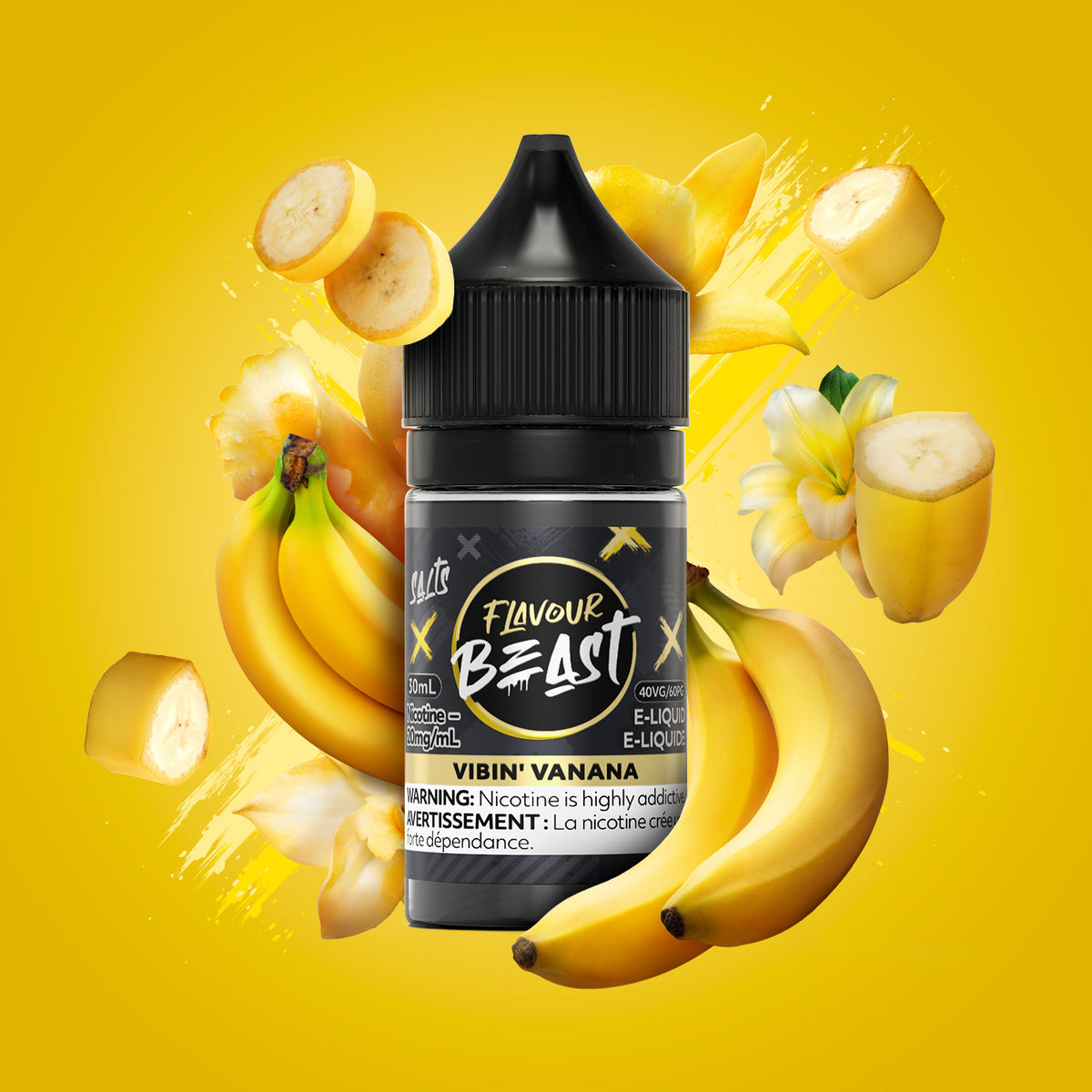 Flavour Beast E-Liquid - Vibin' Vanana (MB)