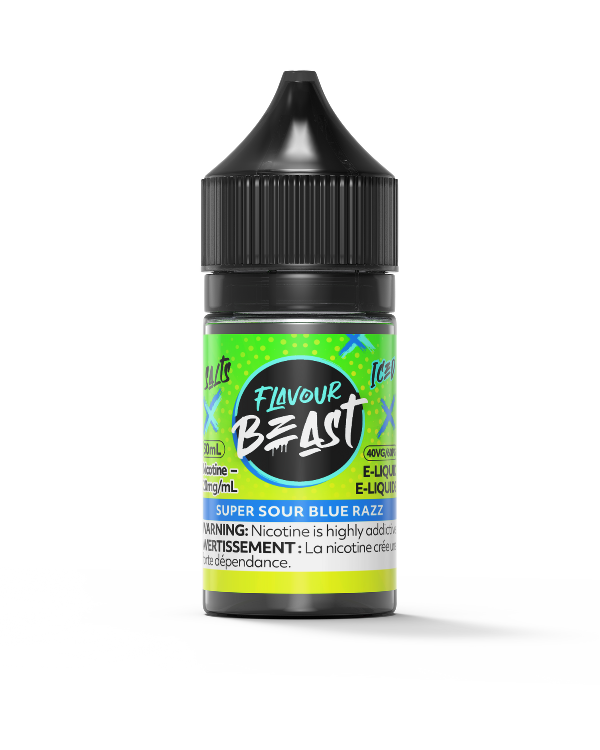 Super Sour Blue Razz Vape - Flavour Beast E-Liquid