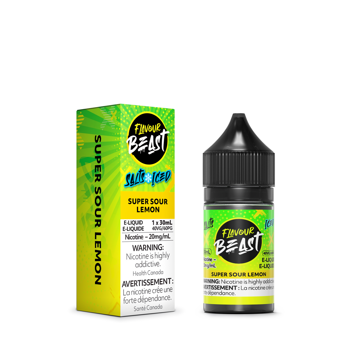 Super Sour Lemon Vape - Flavour Beast E-Liquid