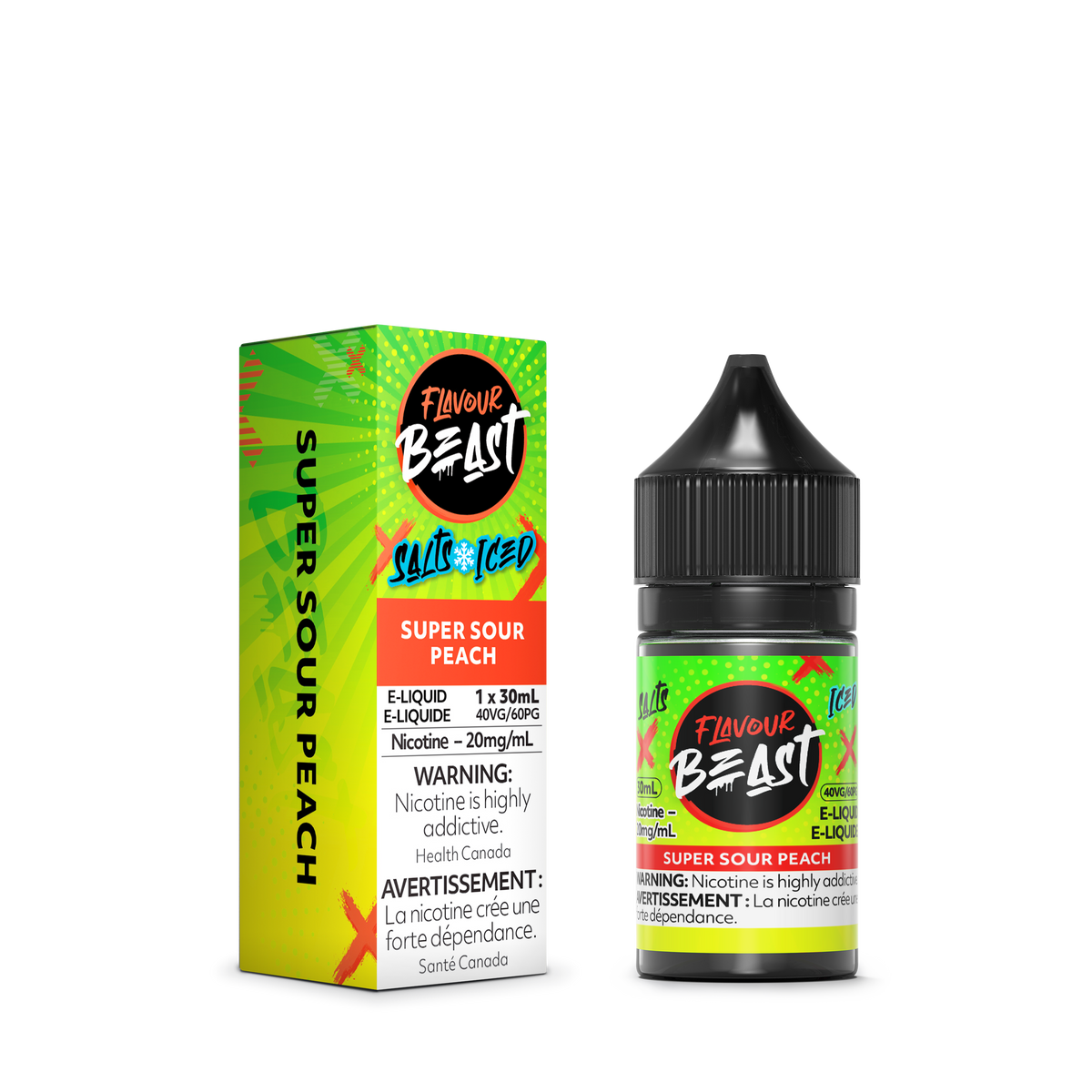 Super Sour Peach Vape - Flavour Beast E-Liquid