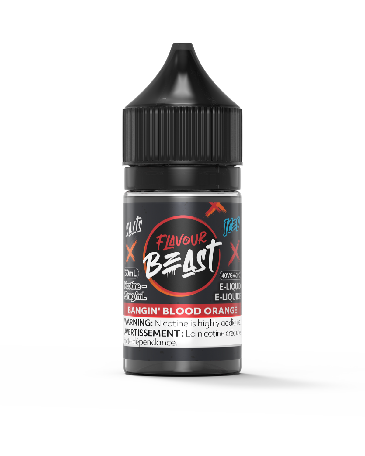 Bangin' Blood Orange Iced E-Liquid 30mL - Refreshing Citrus Vape