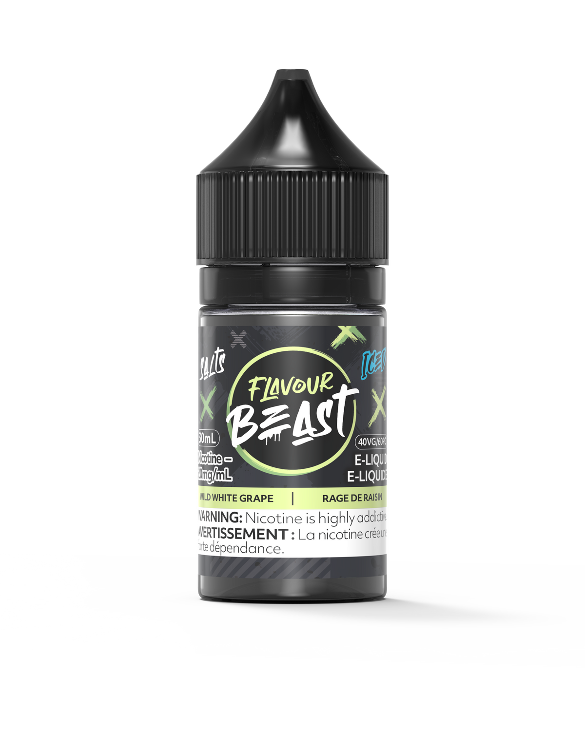 Wild White Grape Iced Vape - Flavour Beast E-Liquid
