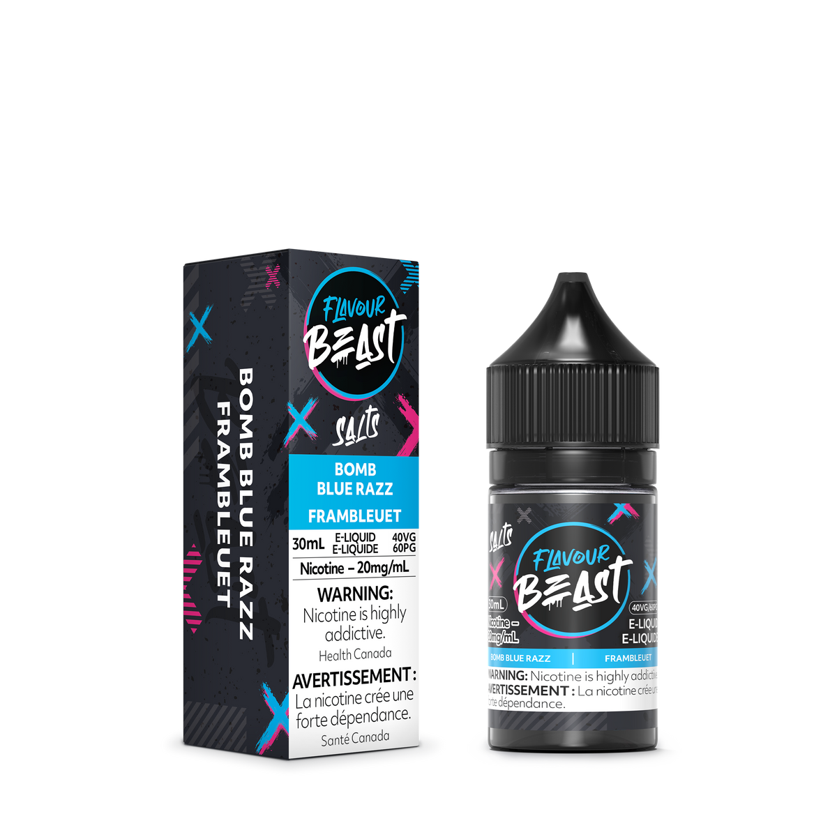 Bomb Blue Razz Vape - Flavour Beast E-Liquid
