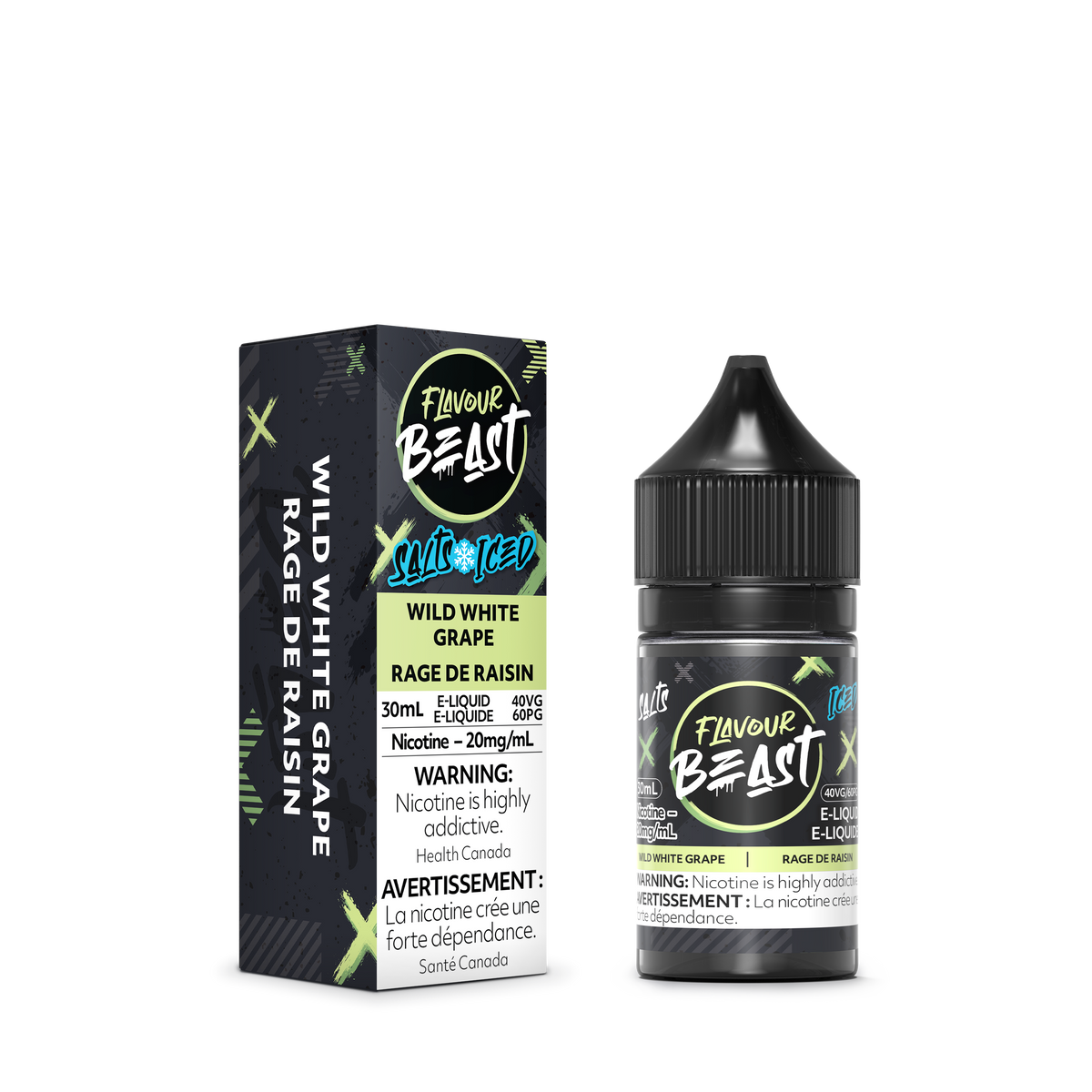 Wild White Grape Iced Vape - Flavour Beast E-Liquid