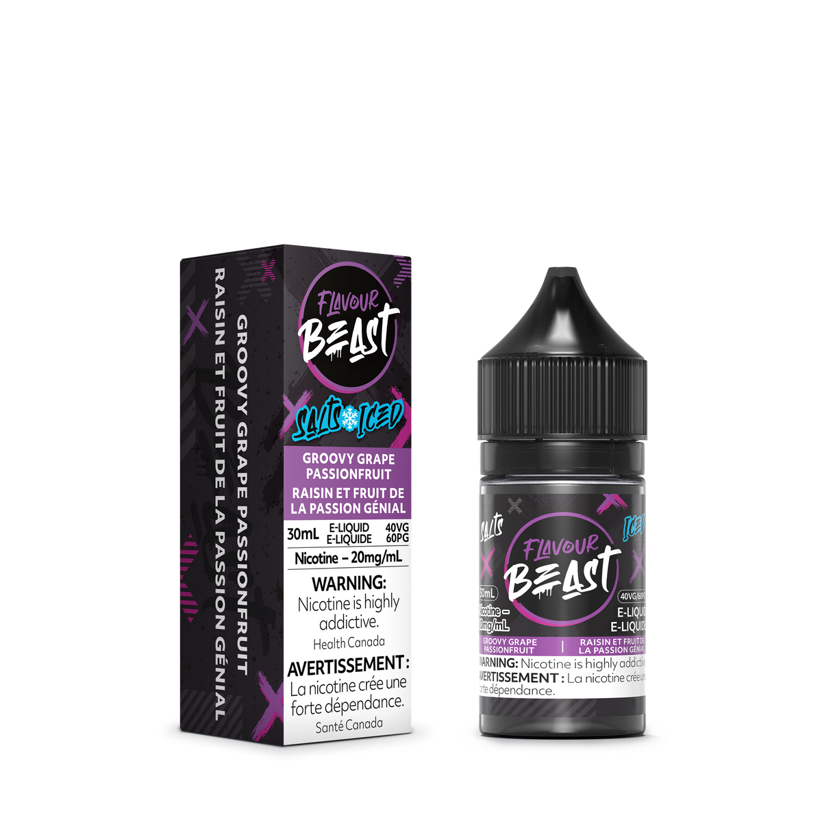Groovy Grape Passionfruit Iced - Flavour Beast E-Liquid
